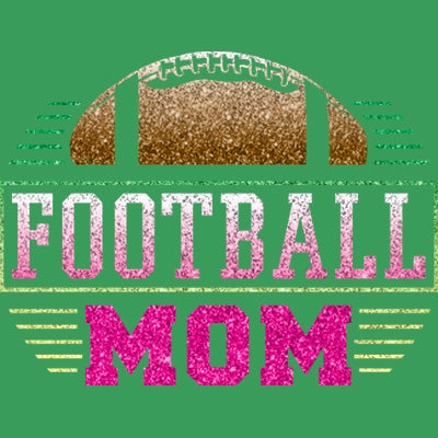 Football Mom Glitter Shirts