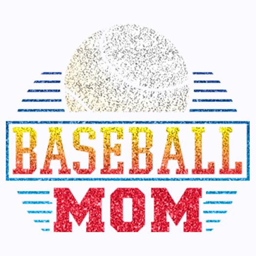 Baseball Mom Glitter Chenille T-shirt – Lilly Pie Creations