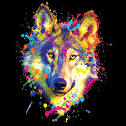 AI Painted Wolf