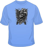 Skull Cowboy, Guns, Wings T Shirt