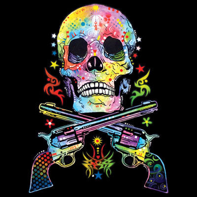 skull and guns